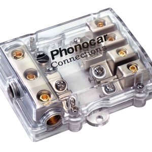 Phonocar 04499 Portafusibile 4 vie per fusibili AFC Cavo In 3x25 mm² Cavo Out 4x10 mm²