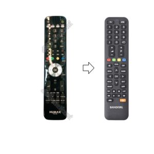 0751 TELECOMANDO COMPATIBILE (NON ORIGINALE) PER HUMAX HDR 1001 S