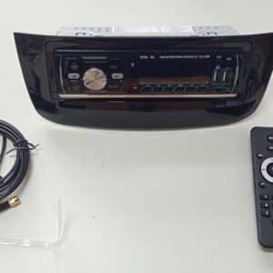Autoradio per Fiat Punto Evo Nera Vivavoce Bluetooth SD USB USB ricarica cellulare