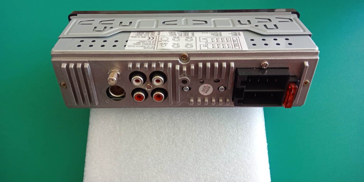 Kit Cornice Radio Per Fiat Punto 188 (1999-2005) – 1-DIN Con Adattatore ISO E Antenna, Nero