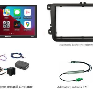 Autoradio Wireless 7'' Android CarPlay per Volkswagen Golf 6 VI (5K1) serie dal 2008 al 2014 Multimediale