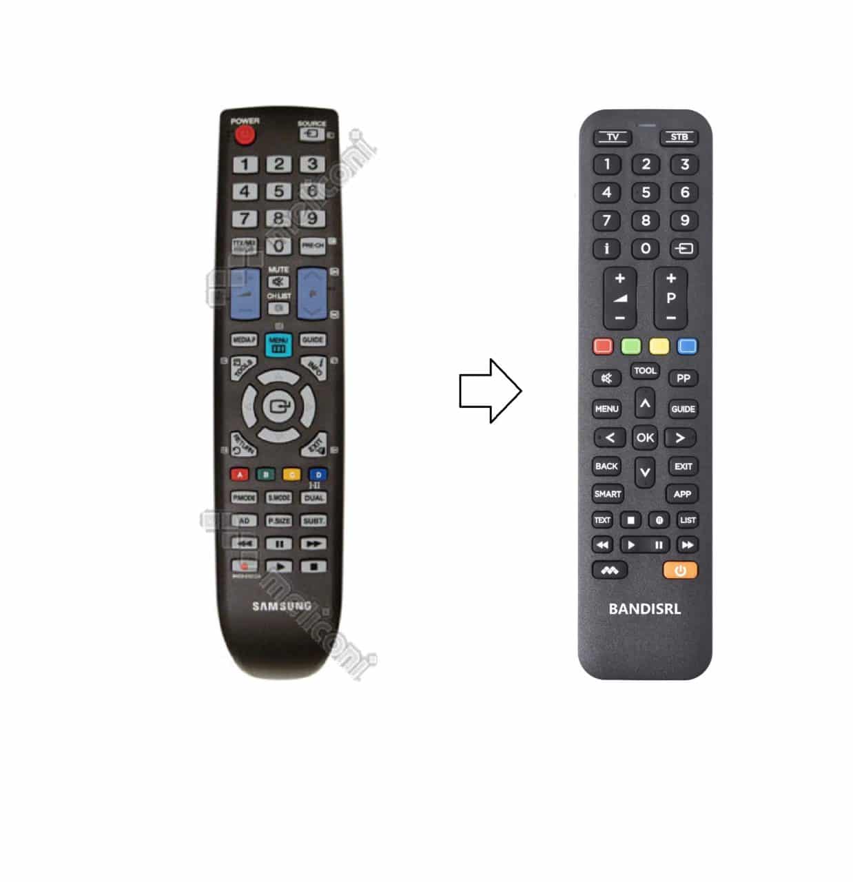 TELECOMANDO COMPATIBILE ,PER SAMSUNG SYNCMASTER B 1930 HD
