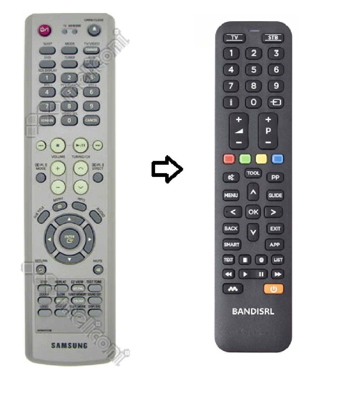 1040 TELECOMANDO COMPATIBILE (NON ORIGINALE) PER Samsung HT-WP30