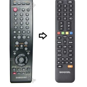 1042 TELECOMANDO COMPATIBILE (NON ORIGINALE) PER SAMSUNG DVD R-151