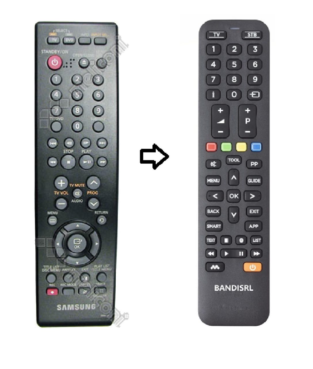 1042 TELECOMANDO COMPATIBILE (NON ORIGINALE) PER SAMSUNG DVD R-151