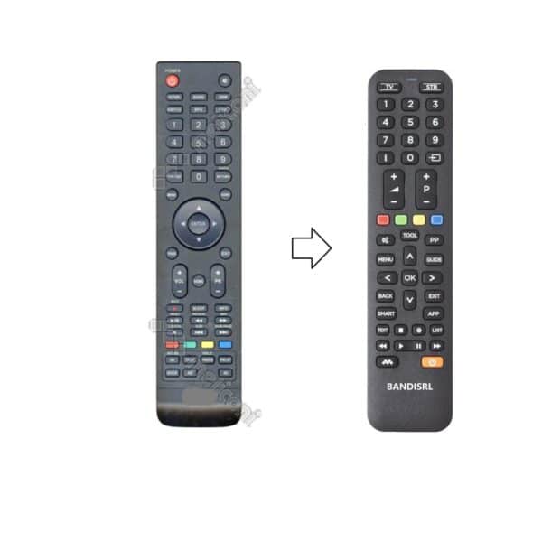 1105* Telecomando di ricambio compatibile con TV GRAETZ GR 49E5600