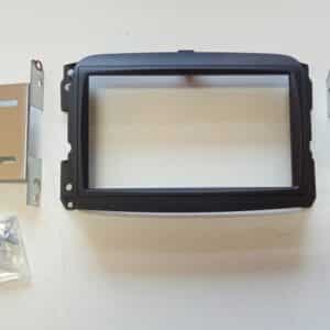 Mascherina adattatore autoradio 2 DIN Fiat 500 L nero 2012-2017 Uconnect