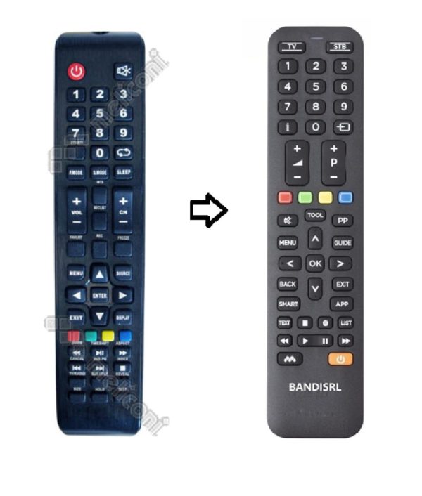1168* Telecomando compatibile già programmato per DIGIQUEST DGQ 40 FHD