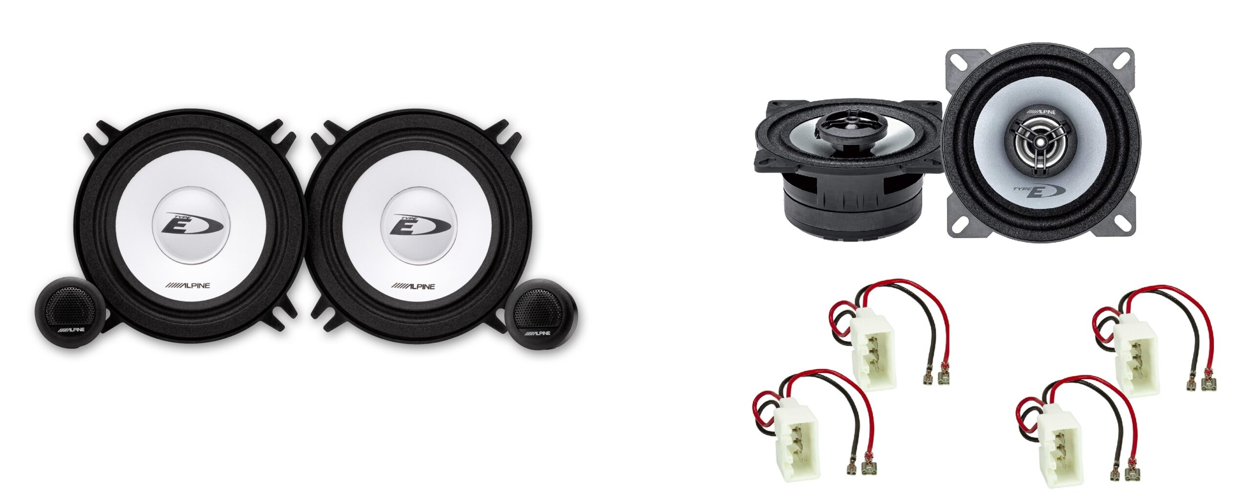 Kit 6 altoparlanti Alpine per BMW Z3 1° serie Facelift dal 1999 al 2002