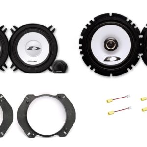 Kit 6 altoparlanti Alpine per Alfa Romeo GTV Anteriori e Posteriori