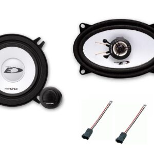 Kit 6 altoparlanti Alpine per Porsche 911 1987-1989 3.2L G50