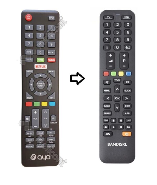 1398* Telecomando compatibile con AYA  A49 UHD0819BS