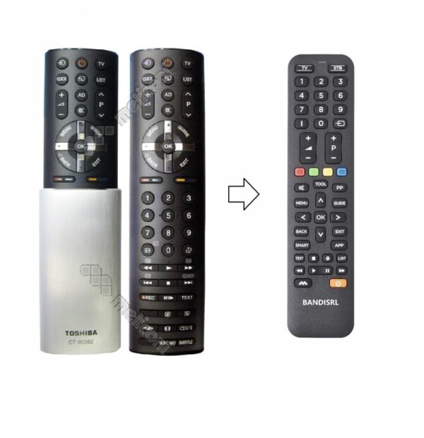 1162 Telecomando compatibile con Toshiba CT-90382