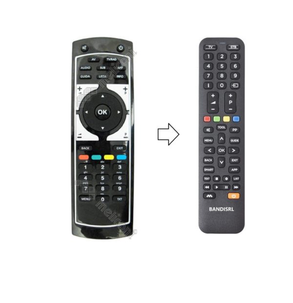 TELECOMANDO COMPATIBILE (NON ORIGINALE) PER SATELLITARE FUBA ODE 712 HD TIVU