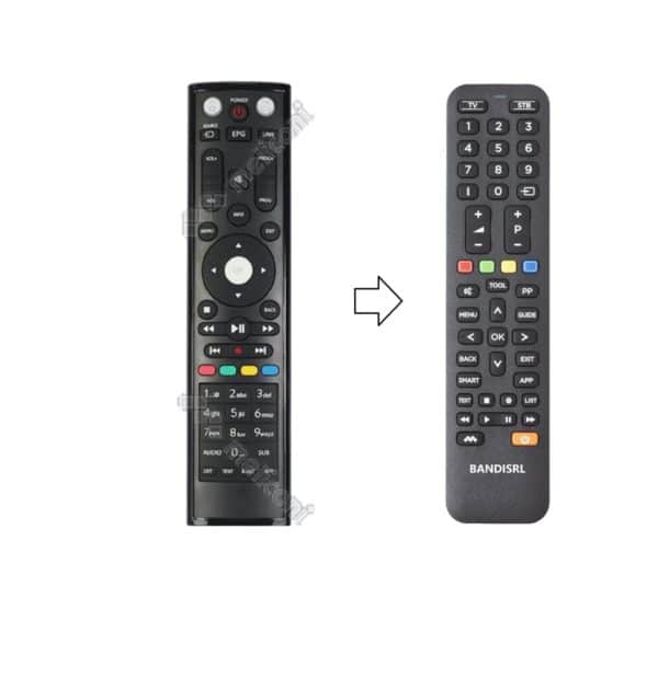 1476 TELECOMANDO COMPATIBILE (NON ORIGINALE) PER FUBA ODE 716 HEVC TIVUSAT