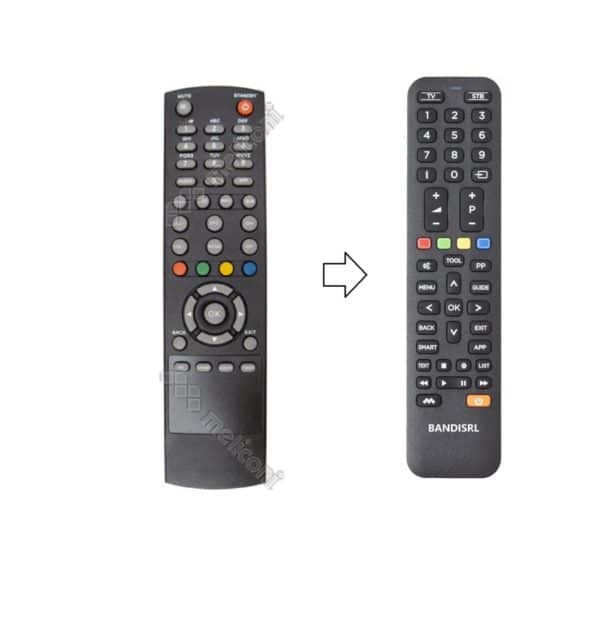 1589 1476 TELECOMANDO COMPATIBILE (NON ORIGINALE) PER FUBA ODE 711 2° versione