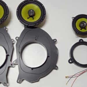 Kit Casse Altoparlanti per Renault Clio 4 serie 2012-2020 Anteriori e Posteriori