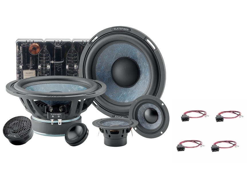 Focal Slate Fiber altoparlanti per Mercedes SL R129 Serie 1990-1995