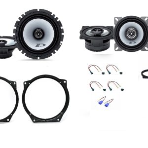 Kit 4 altoparlanti anteriori Alpine + cavi per Mini R56