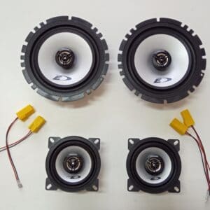 Kit altoparlanti Alpine + cavi per Fiat Punto Anteriori e Posteriori serie dal 2010