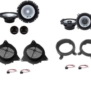 Kit 6 altoparlanti Alpine per Mercedes ML (W163) serie dal 1997 al 2005 Anteriori e Posteriori