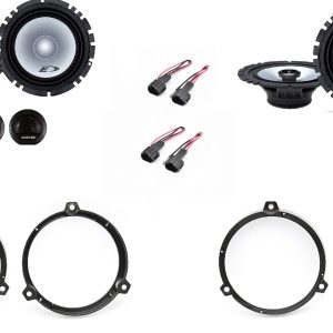 Kit 6 altoparlanti Alpine per Kia Rio IV serie Anteriori e Posteriori