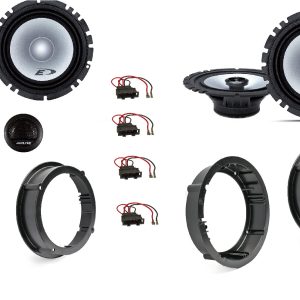 Kit 6 altoparlanti Alpine SEAT Leon serie 1m – EN dal 2000 al 2005Anteriori e Posteriori
