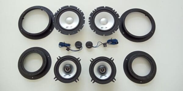Kit altoparlanti Alpine per Mercedes Classe A W169 Anteriori e Posteriori 2004-2012