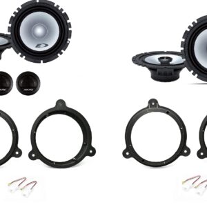 Kit 6 altoparlanti Alpine per Nissan Micra V (K14) serie dal 2017