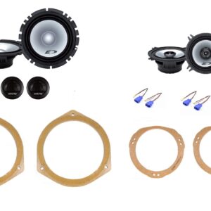 Kit 6 altoparlanti Alpine per Subaru WRX STI dal 1997 al 2002 Anteriori e Posteriori