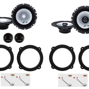 Kit 6 altoparlanti Alpine per Hyundai Tucson 2022-2025 Anteriori e Posteriori