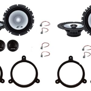 Kit 6 altoparlanti Alpine per Volvo XC70 2007-2016 Anteriori e Posteriori