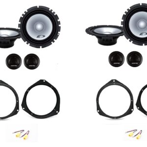 Kit 8 altoparlanti Alpine per DR 5.0 Anteriori e Posteriori