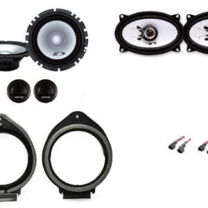 Kit 6 altoparlanti Alpine per Chevrolet Aveo Hatchback 3 porte (T250 T300) Anteriori e Posteriori