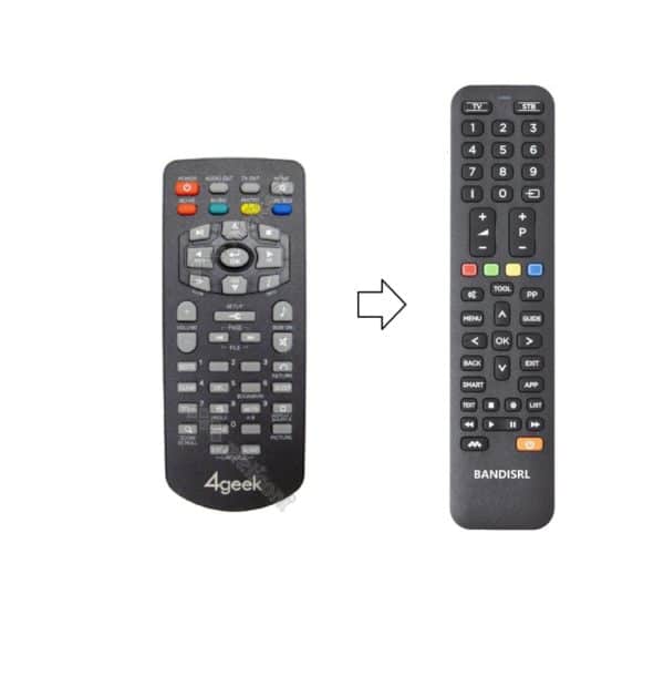 1848 Telecomando compatibile ( non originale ) per 4GEEK MKV JUICE