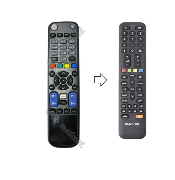 2213* Telecomando compatibile già programmato per  DIGIQUEST TIVUSAT 1151