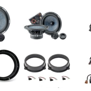 Focal Slate Fiber altoparlanti + amplificatore A/B per Audi Q3 (F3) serie dal 2018->