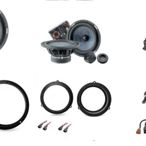 Focal Slate Fiber altoparlanti + amplificatore A/B per AUDI A5 8T dal 2007