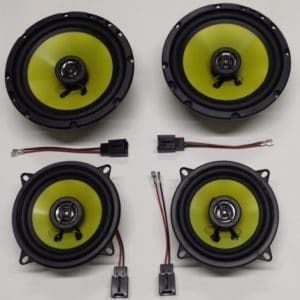 Kit altoparlanti + cavi per Alfa Romeo 146 Anteriori e Posteriori (165mm + 130mm)