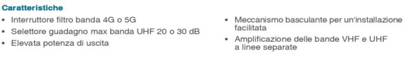 Offel 24-770 Centralino per esterno 12÷15V larga banda serie Fusion Pro FPE FPE20/30 V-U-U - immagine 2
