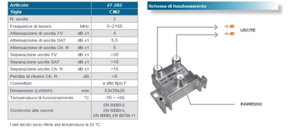 Offel Divisore per interno serie FUSION art. 27-202 CM2 - immagine 3