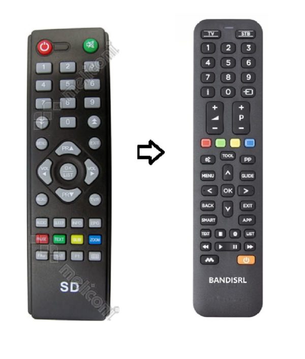 3017* Telecomando compatibile già programmato per DIGIQUEST RICD 1166