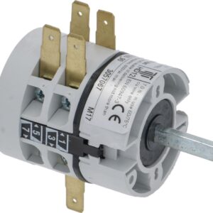 Commutatore Accensione Tecnomatic HD12X312AR000 12A 600V 2 posizioni perno 5x4,4 mm