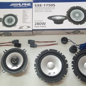 Kit 6 altoparlanti Alpine + cavi per Peugeot 307 Anteriori e Posteriori 2001 - 2008