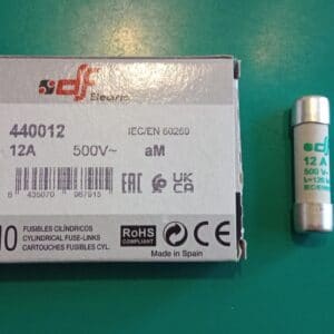 Fusibile Ceramico di sicurezza 10X38 12A 500V confezione 10 pezzi