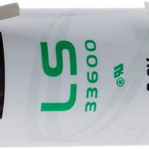 Saft Batteria al litio Mono (D) LS33600CNR con bandiere 3,6 V 17 AH al litio cloruro di sodio