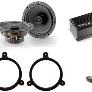 Kit altoparlanti + amplificatore Focal per Volvo V40 2012-2019 con Performance sound systems Anteriori e Posteriori