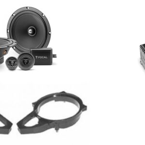 Kit altoparlanti + amplificatore FOCAL per BMW Serie 3 (E36) ’90>’98 Coupe’  Anteriori e Posteriori