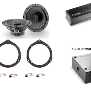 Kit Sound Upgrade FOCAL per Mercedes CLK W209 serie 2002 – 2010  Speaker+Amplifier+Subwoofer