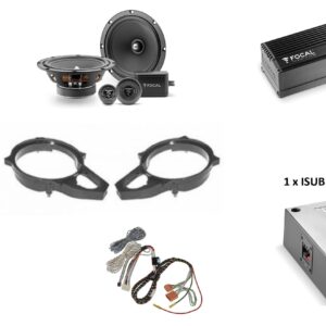Kit Sound Upgrade FOCAL per BMW Serie 3 (E36) ’90>’98 Coupe’ Speaker+Amplifier+Subwoofer